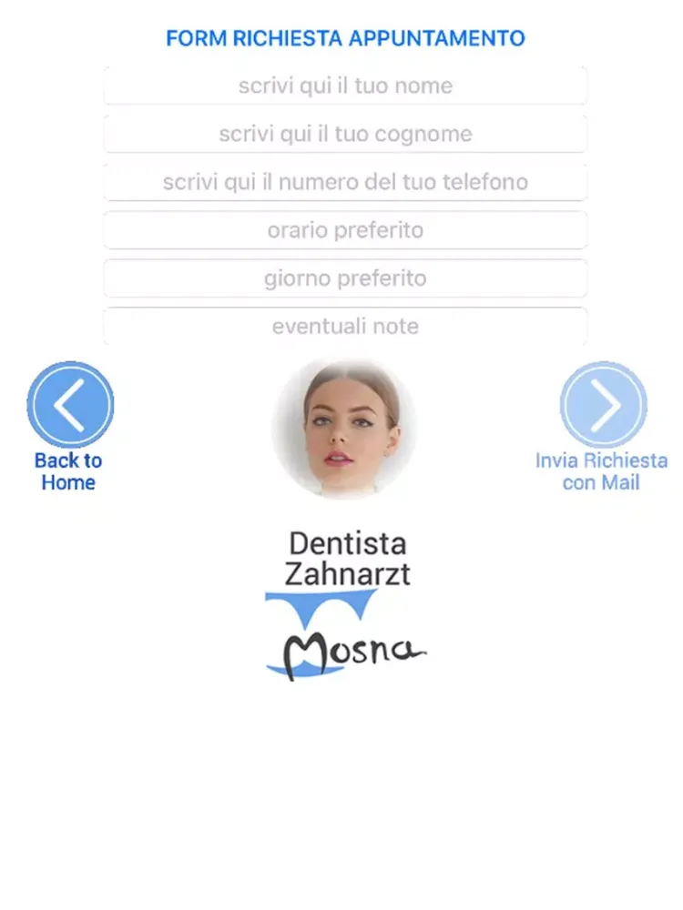 Dentista Trento Adriano Mosna iPad  Screenshots