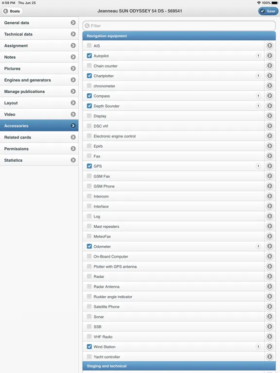 iNavis iPad  スクリーンショット