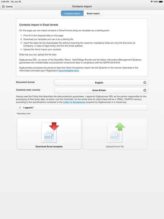 iNavis iPad  スクリーンショット