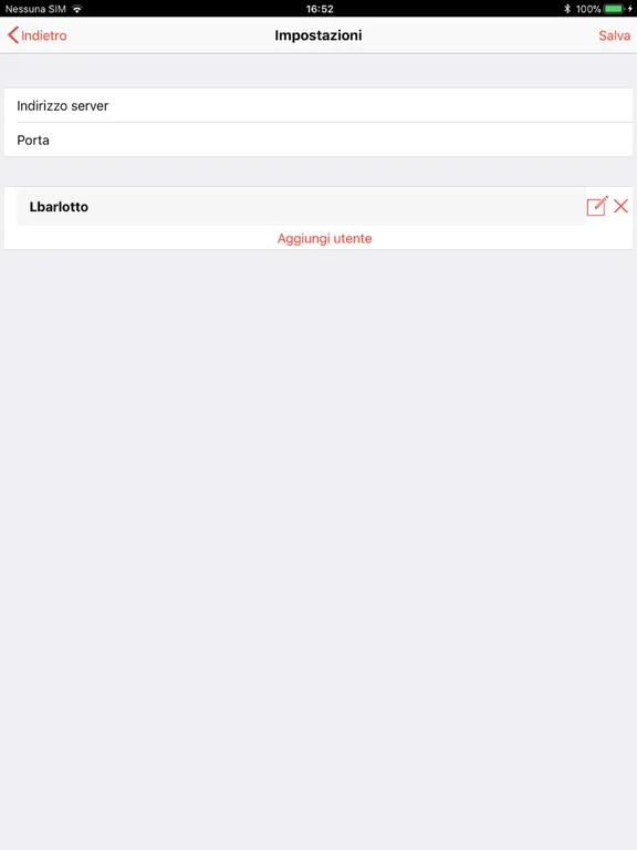 Tangkapan skrin Arianna Agenda iPad 