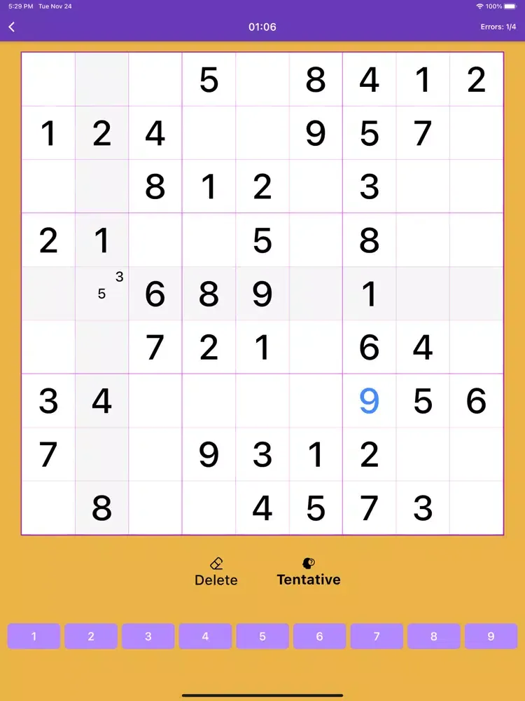 Captures d'écran de Sudoku for You iPad 