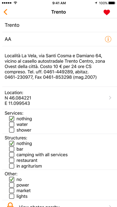 Screenshot di Camper Stop