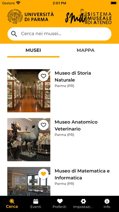 MuseiUnipr स्क्रीनशॉट
