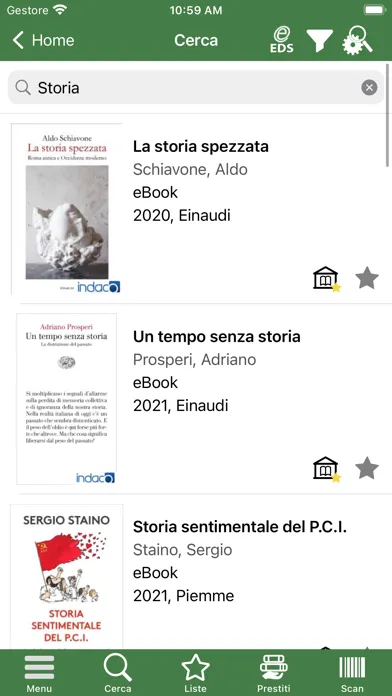MyBiblioUnife Screenshots