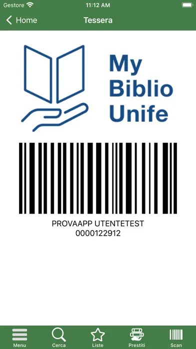 MyBiblioUnife Screenshots