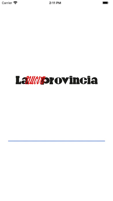 Tangkapan skrin La nuova Provincia