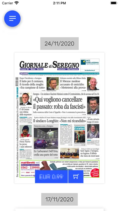 Zrzuty ekranu Il Giornale di Seregno