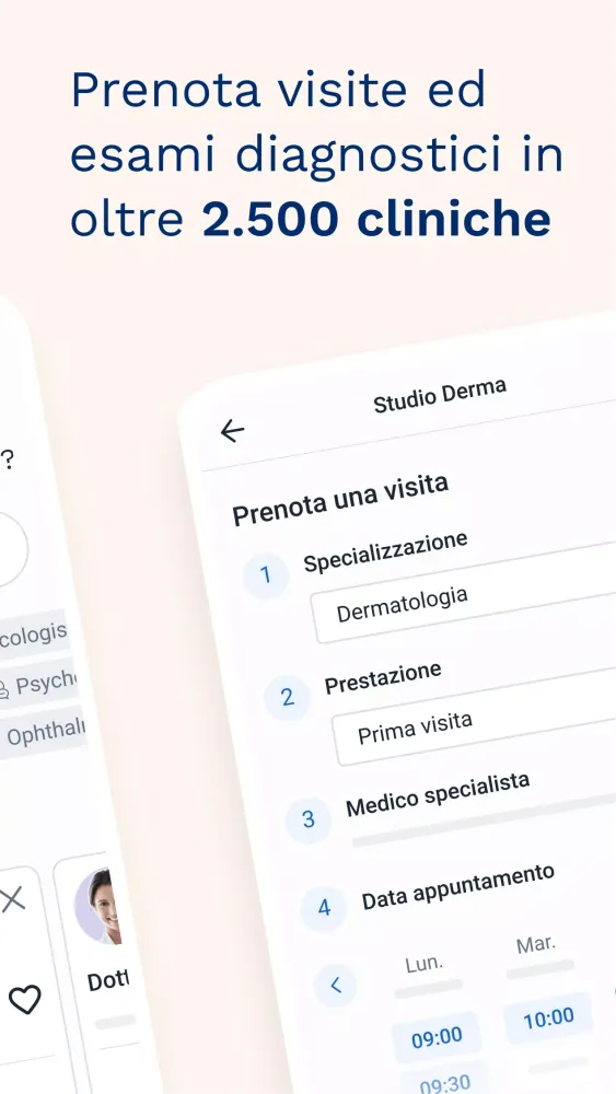 Captures d'écran de MioDottore: Prenota una visita
