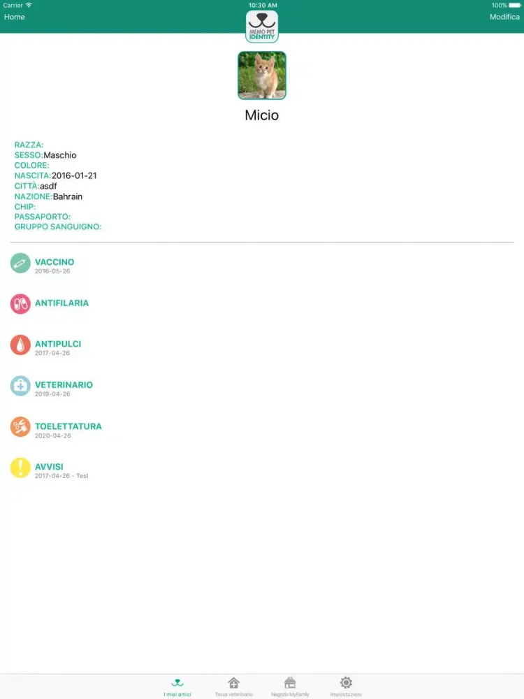 Memo Pet Identity iPad  Ekran Görüntüleri