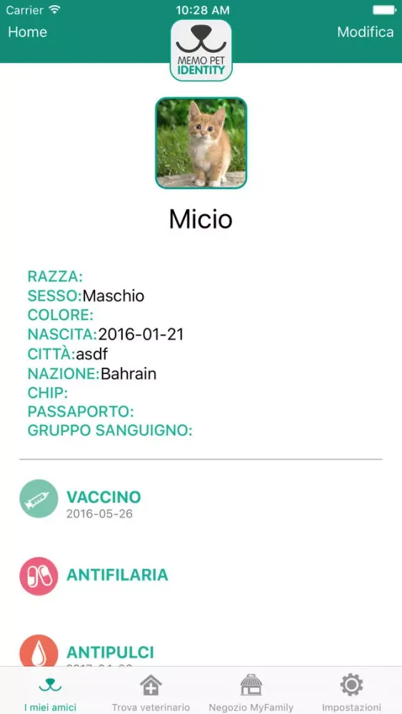Memo Pet Identity Ekran Görüntüleri