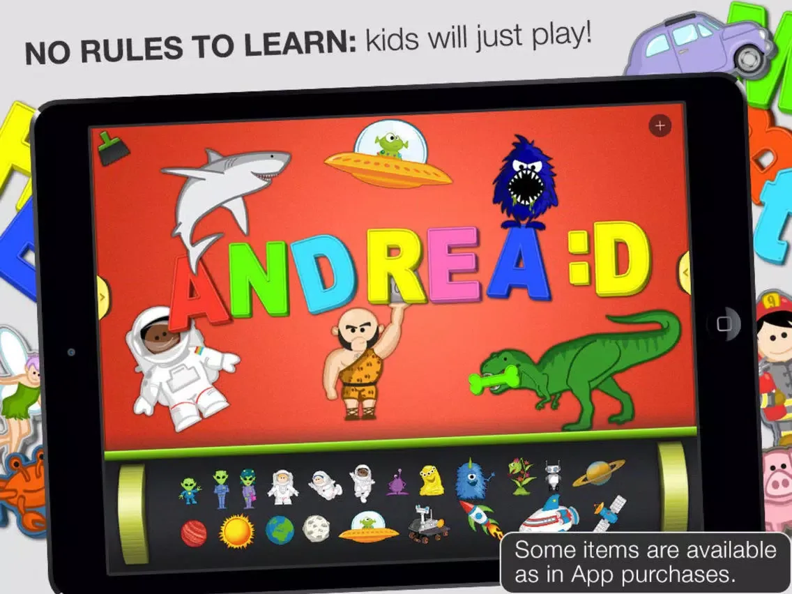 Tangkapan skrin ABC - Magnetic Alphabet Lite for Kids iPad