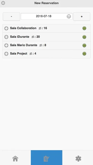 صور Space Booking App