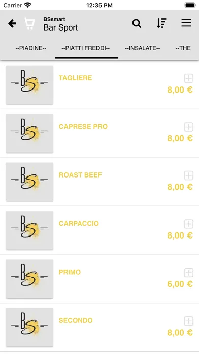 Capturas de tela do BS Smart