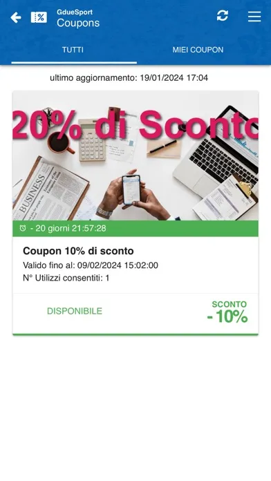 Screenshot di G2 Sport