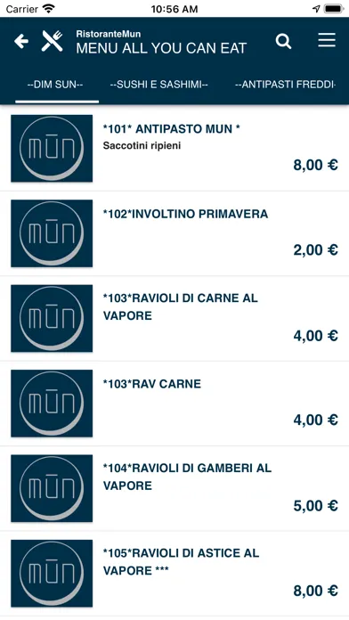 Screenshot di Ristorante Mun