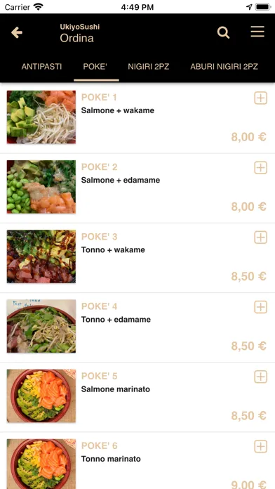 Capturas de tela do Ukiyo.Sushi