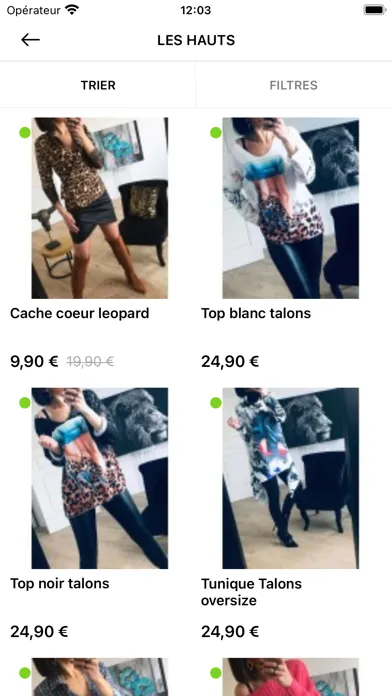 Captures d'écran de ShowRoom Bbg