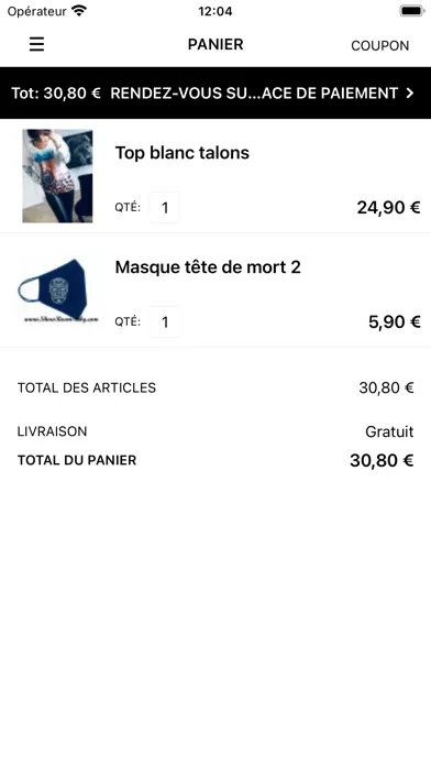 Captures d'écran de ShowRoom Bbg