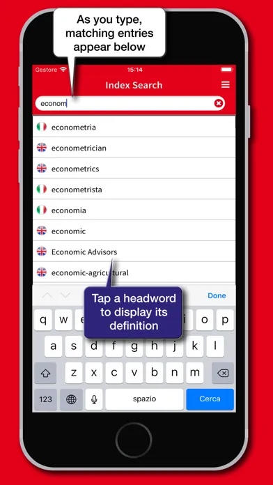 Capturas de pantalla de Business Dictionary EN-IT