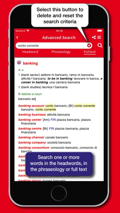 Capturas de pantalla de Business Dictionary EN-IT