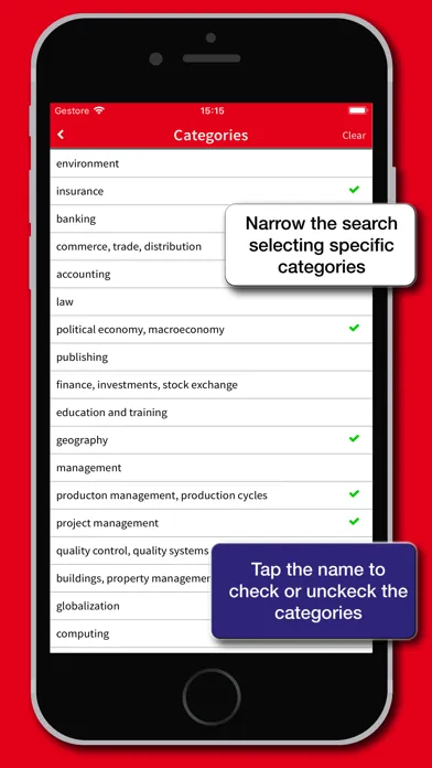 Capturas de pantalla de Business Dictionary EN-IT