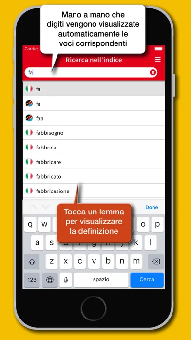 Swahili-Italian Dictionary Screenshots