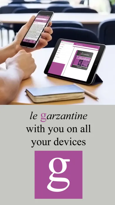 Screenshot di le Garzantine - Letteratura