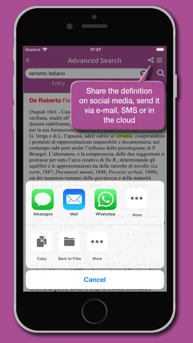 Screenshot di le Garzantine - Letteratura