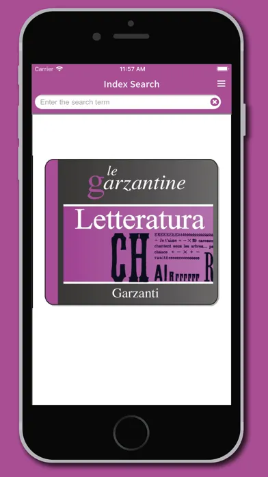 Screenshot di le Garzantine - Letteratura