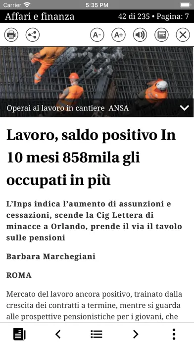 Screenshot di Libertà Digital