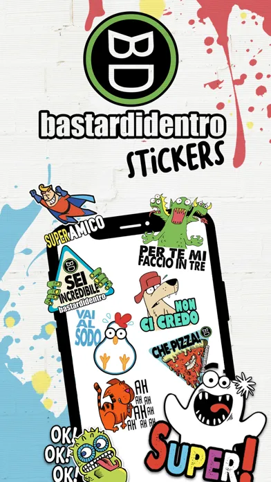 ภาพหน้าจอของ Bastardidentro Stickers