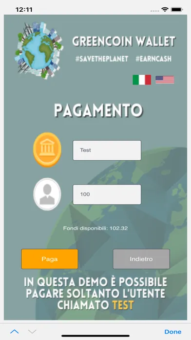 Greencoin Wallet سکرین شاٹس