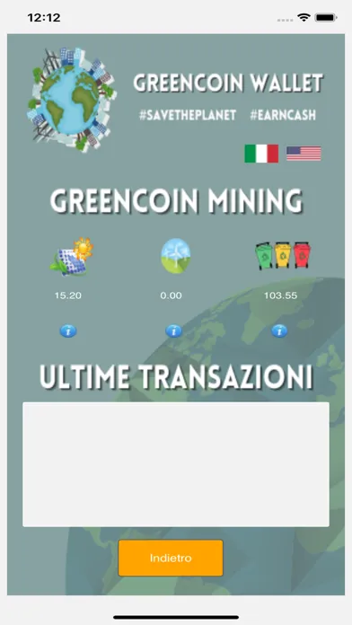 Greencoin Wallet سکرین شاٹس