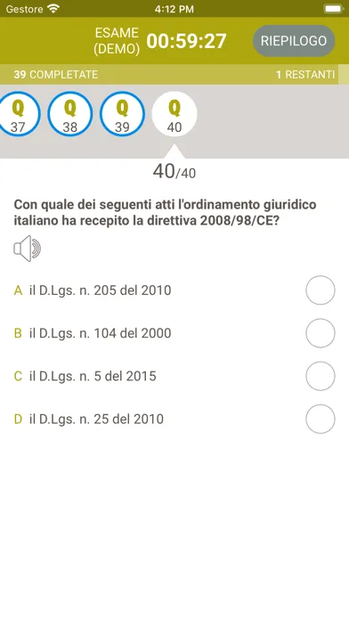 Quiz RT rifiuti應用截圖