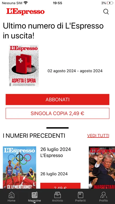 L'Espresso Screenshots
