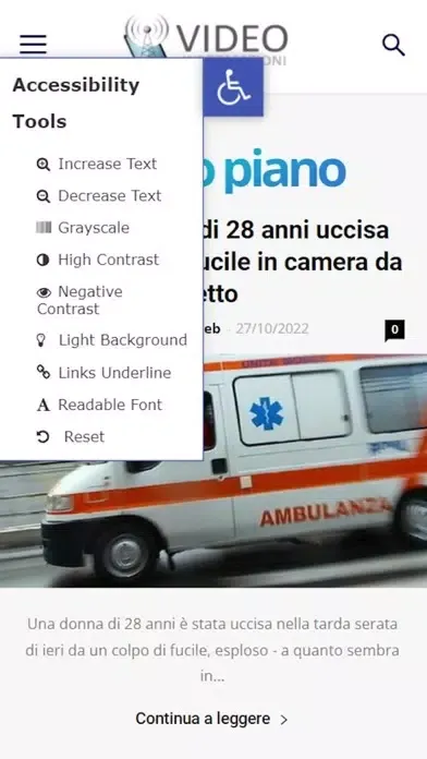 Capturas de pantalla de Video Informazioni