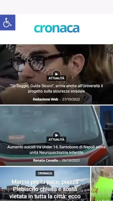 Capturas de pantalla de Video Informazioni