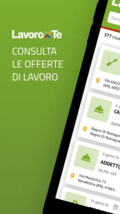 Capturas de tela do Lavoro per Te Emilia-Romagna