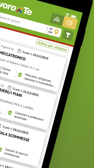 Capturas de tela do Lavoro per Te Emilia-Romagna
