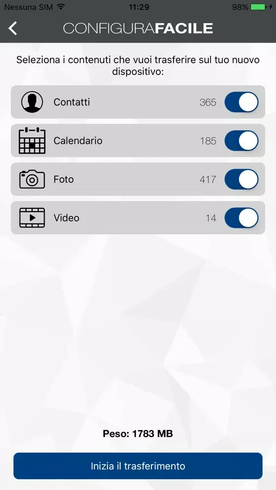Ảnh chụp màn hình của ConfiguraFacile