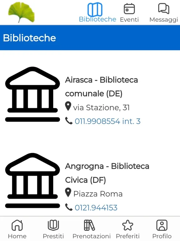 Biblio SBP iPad  Screenshots