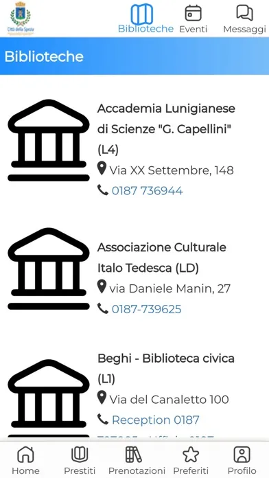 Biblio Spezia应用截图