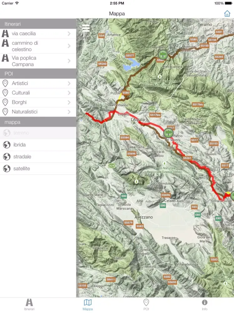 صور Itinerari d'Abruzzo iPad 