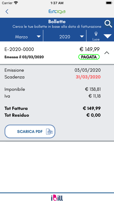 Tangkapan skrin Eroga Energia