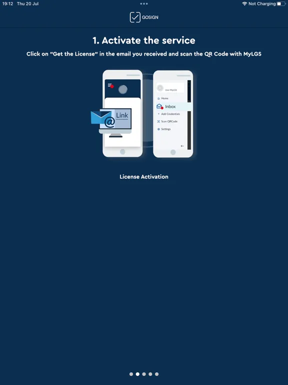 Скриншоты MyLGS iPad 