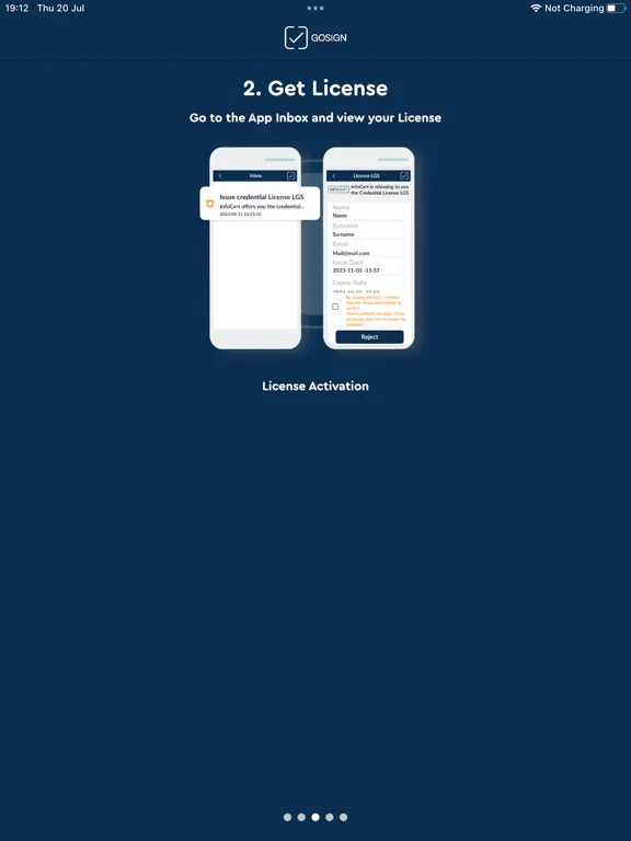 Скриншоты MyLGS iPad 
