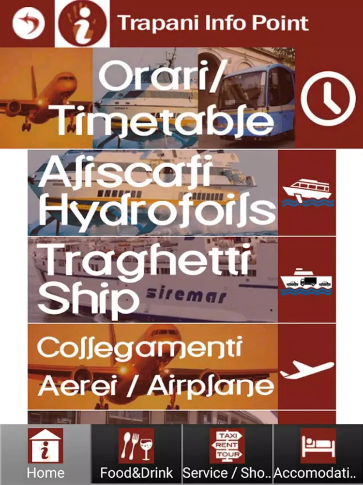Trapani Info Point iPad 应用截图
