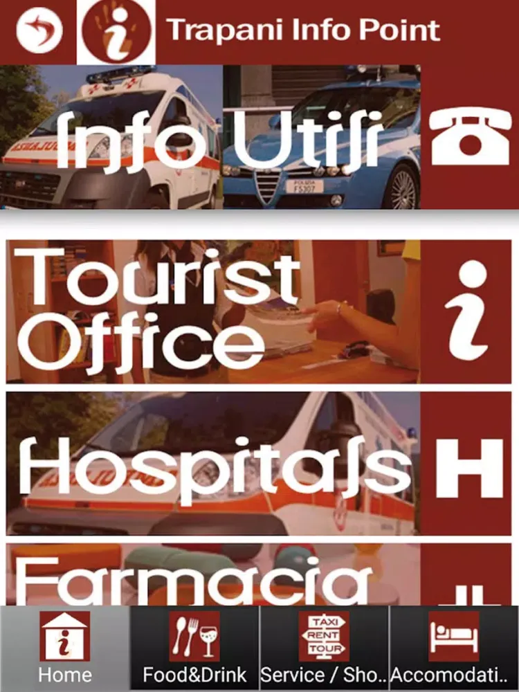 Trapani Info Point iPad 应用截图