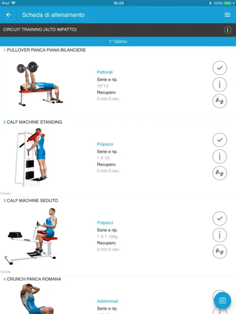 ภาพหน้าจอของ Centro per il Metabolismo iPad 