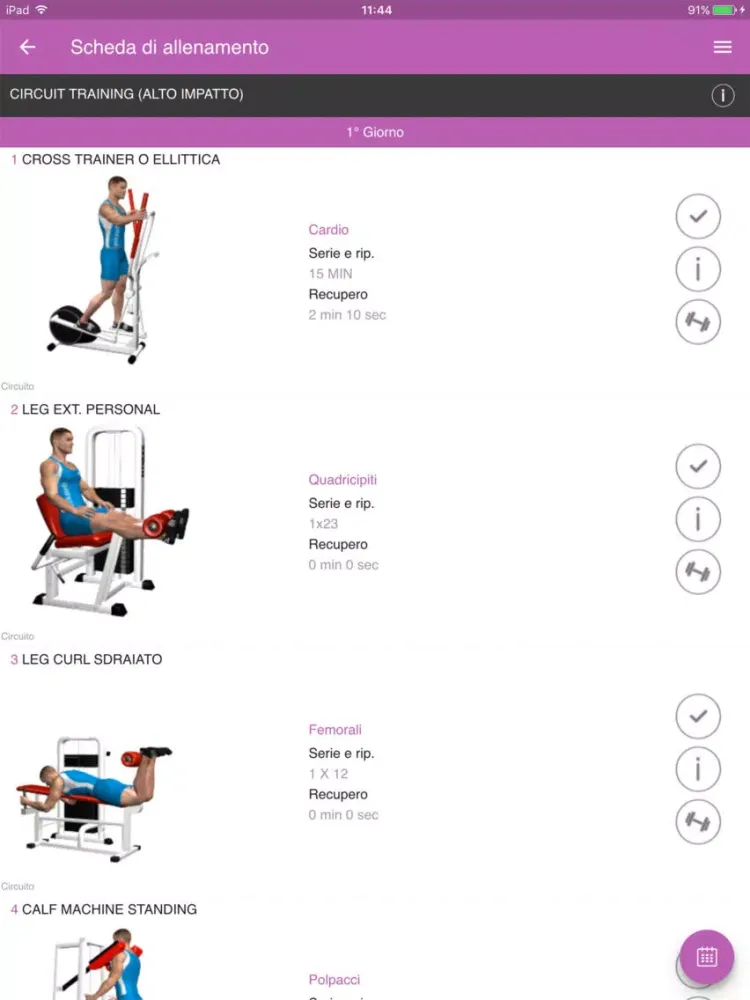 Zrzuty ekranu Arasay Personal Trainer iPad 